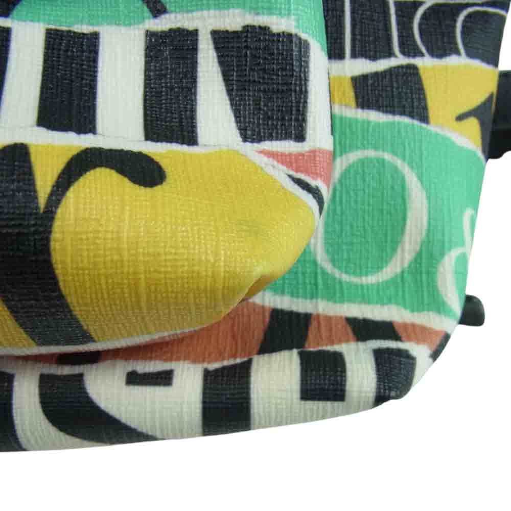 MOSCHINO モスキーノ 総柄 グラフティー レザー リュック バックパック 中国製 マルチカラー系【中古】