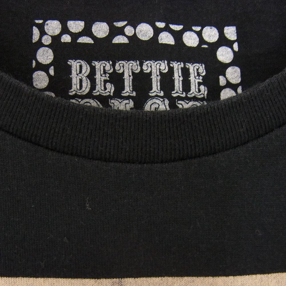 HYSTERIC GLAMOUR ヒステリックグラマー Bettie Page ベティペイジ 半袖 TEE Tシャツ ブラック系 FREE【中古】