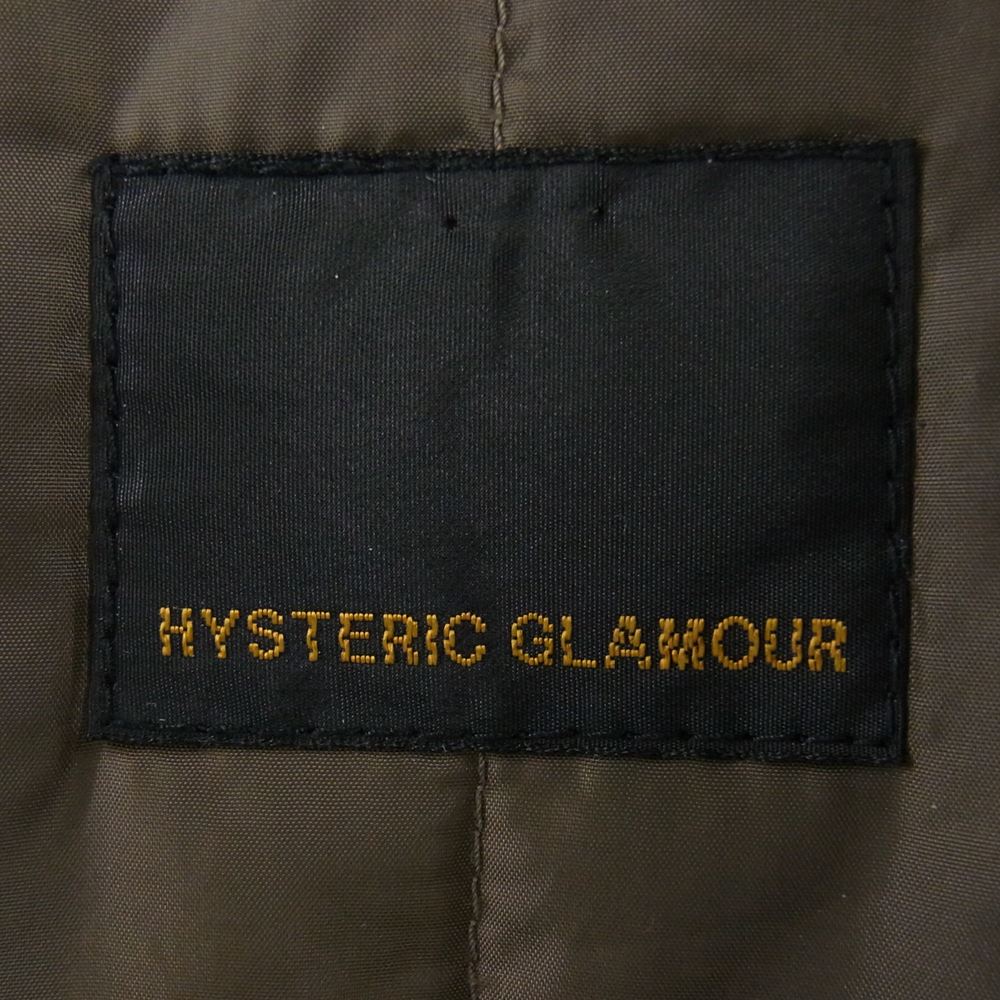 HYSTERIC GLAMOUR ヒステリックグラマー 0114AC01  迷彩 カモフラ フーデット ナイロン ジャケット カーキ系 FREE【中古】