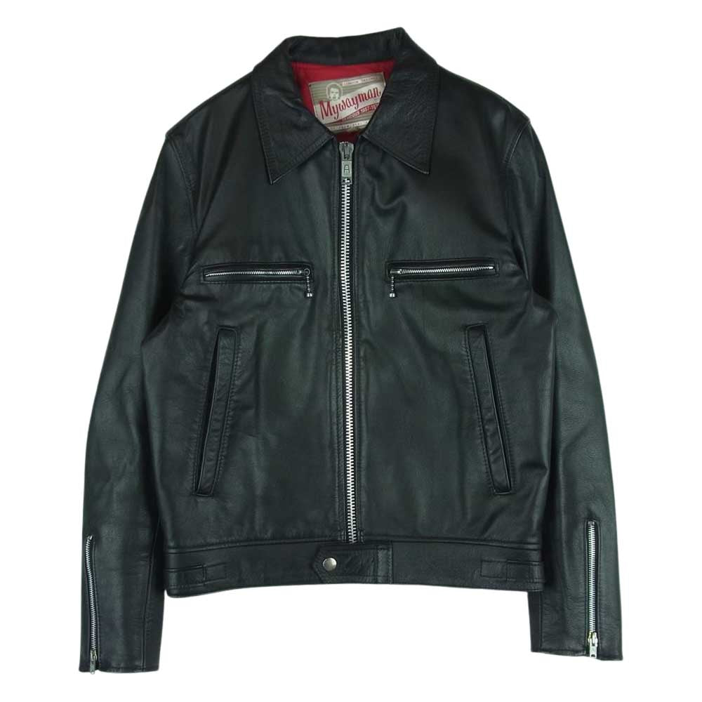 トリプルシックス MY WAY MAN マイウェイマン シドヴィシャス シドジャン レザー シングル ライダース ジャケット ブラック系 36【中古】