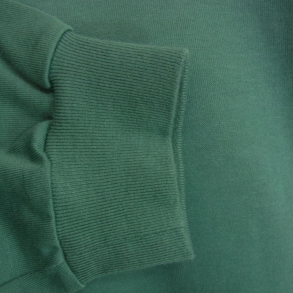 AURALEE オーラリー A00SP01GT LUSTER PLAITING L／S TEE ラスタープレーティング 長袖 Tシャツ グリーン系 3【美品】【中古】