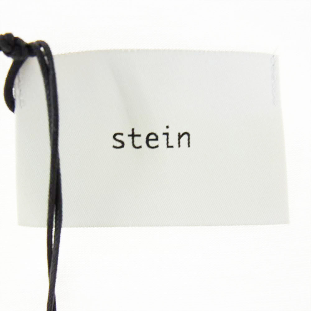 シュタイン ST.468 Oversized Long Sleeve Tee TEXTURE テキスタイル オーバーサイズ 長袖 Tシャツ ホワイト系 S【新古品】【未使用】【中古】