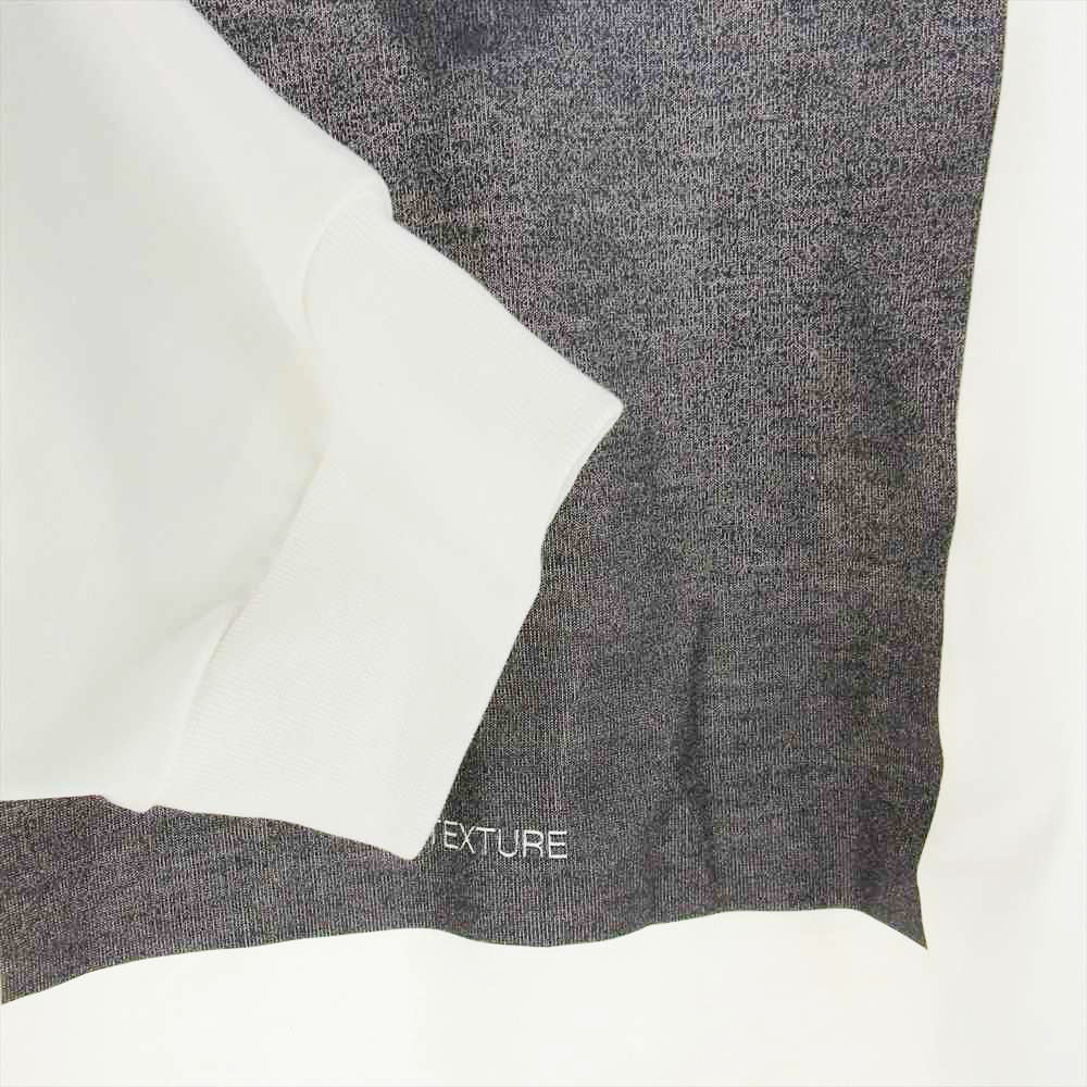 シュタイン ST.468 Oversized Long Sleeve Tee TEXTURE テキスタイル オーバーサイズ 長袖 Tシャツ ホワイト系 S【新古品】【未使用】【中古】