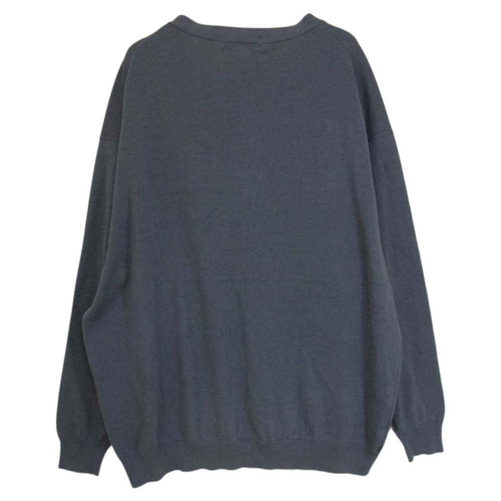 GRAPHPAPER グラフペーパー GU231-80089C Suvin Cardigan スビン オーバーサイズ カーディガン グレー系 F【新古品】【未使用】【中古】