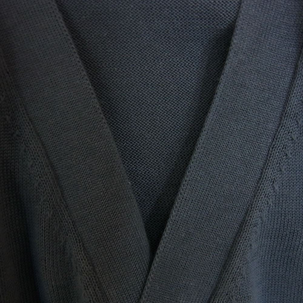 GRAPHPAPER グラフペーパー GU231-80089C Suvin Cardigan スビン オーバーサイズ カーディガン グレー系 F【新古品】【未使用】【中古】