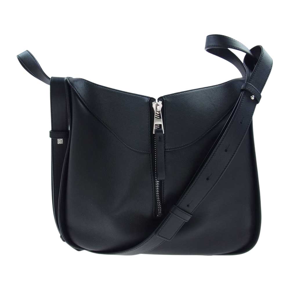 LOEWE ロエベ ハンモック 2WAY スモール ショルダー ハンドバッグ ブラック系【中古】