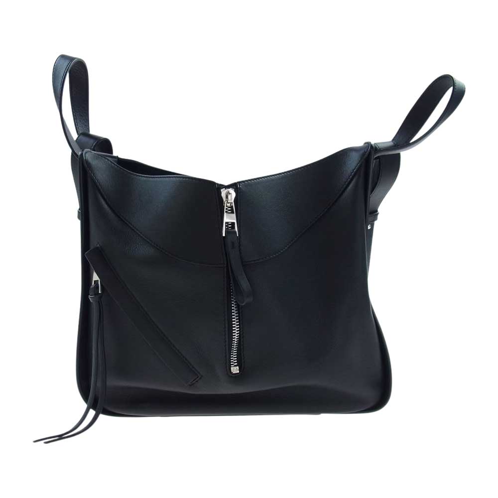 LOEWE ロエベ ハンモック 2WAY スモール ショルダー ハンドバッグ ブラック系【中古】