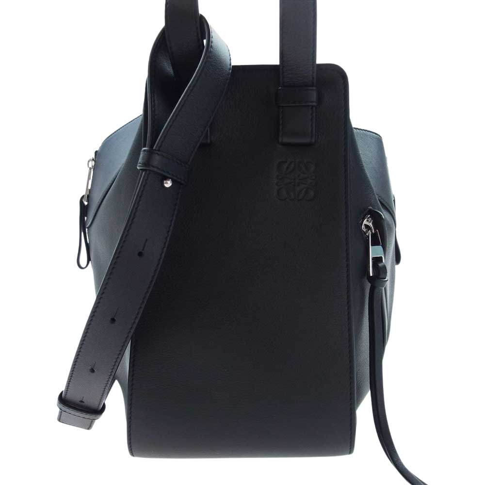 LOEWE ロエベ ハンモック 2WAY スモール ショルダー ハンドバッグ ブラック系【中古】