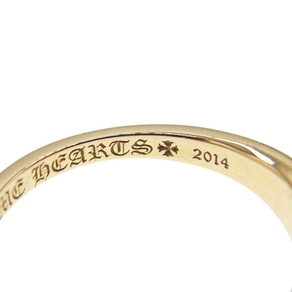 CHROME HEARTS クロムハーツ（原本無） 22K BABYCLSC P/D ベイビークラシック パヴェダイヤ フローラルクロス リング ゴールド系 17号【中古】
