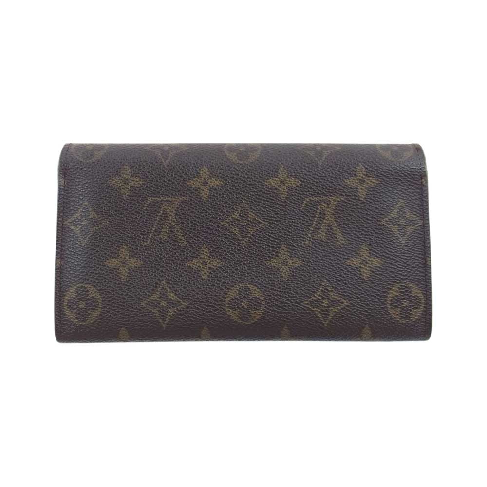 LOUIS VUITTON ルイ・ヴィトン M61725 USA製 モノグラム ポシェット ポルトモネクレディ 長財布 ブラウン系【中古】