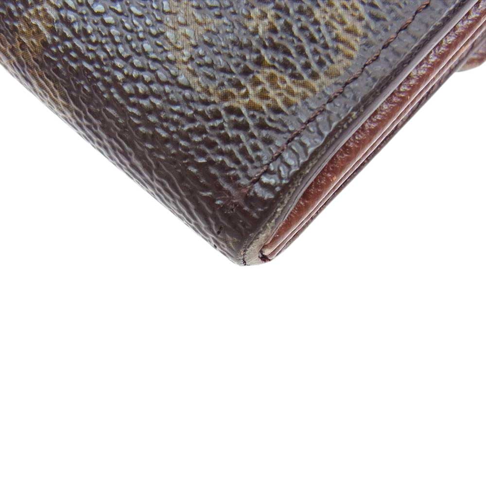 LOUIS VUITTON ルイ・ヴィトン M61725 USA製 モノグラム ポシェット ポルトモネクレディ 長財布 ブラウン系【中古】