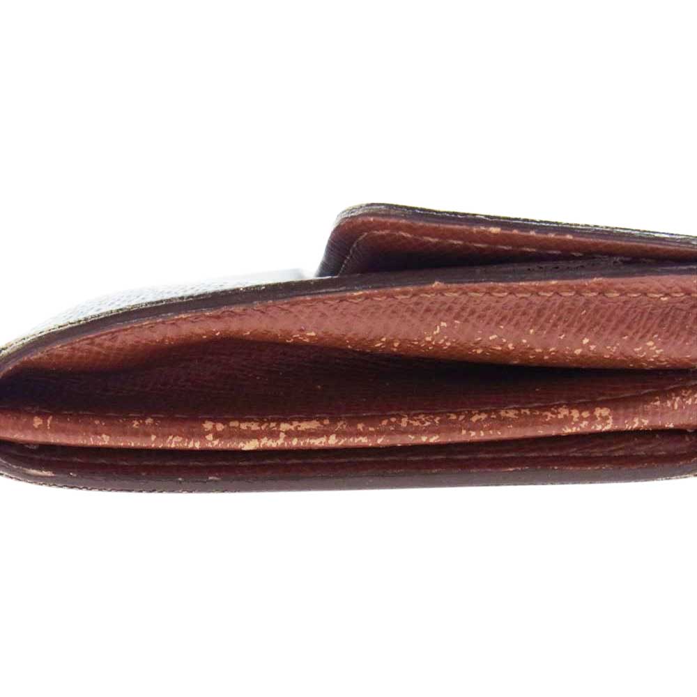 LOUIS VUITTON ルイ・ヴィトン M61725 USA製 モノグラム ポシェット ポルトモネクレディ 長財布 ブラウン系【中古】