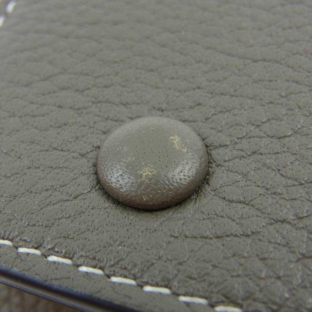 CELINE セリーヌ フラップ マルチファンクション 長財布 チャコール系【中古】