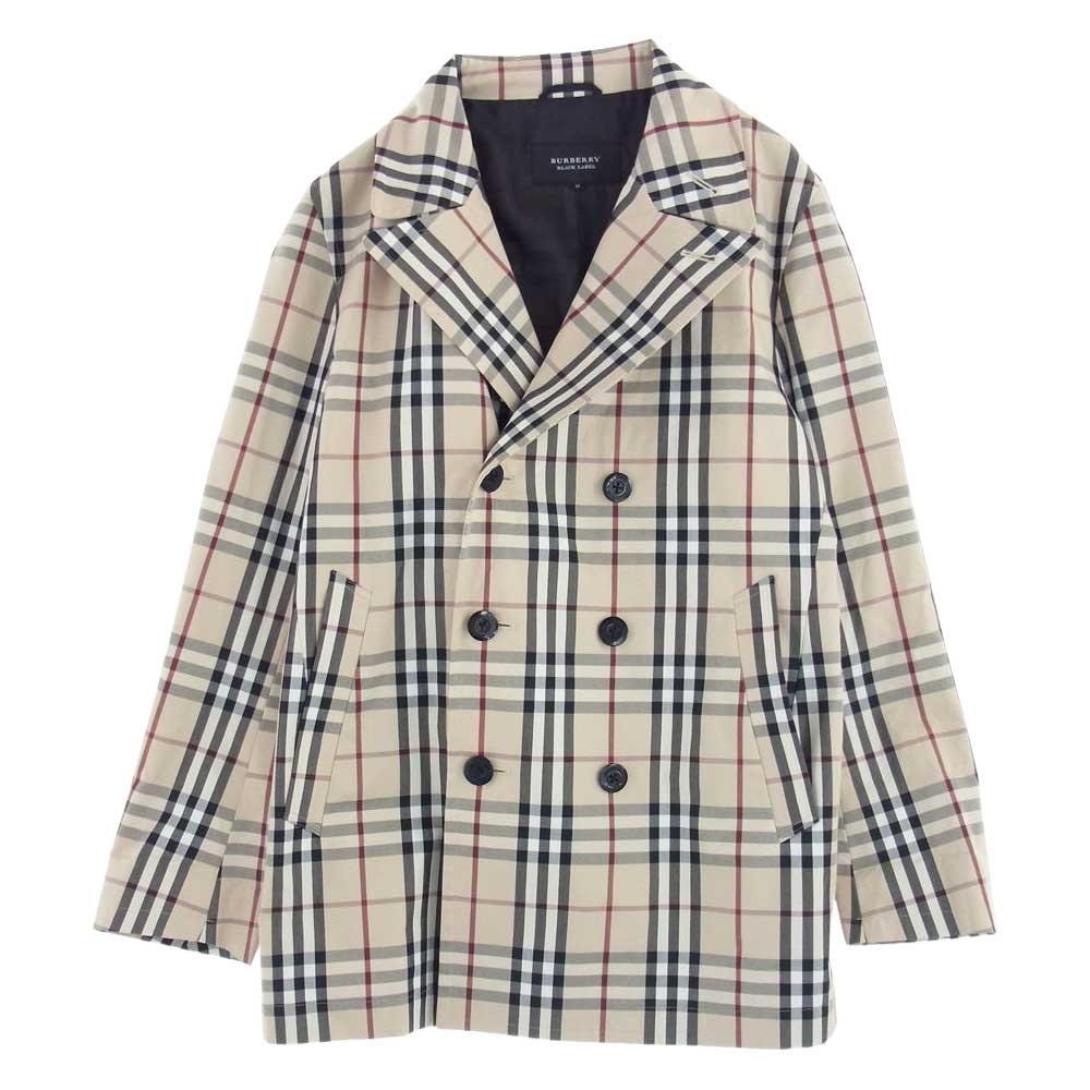 BURBERRY BLACK LABEL バーバリーブラックレーベル BMP66-902-42 ノバチェック コート ベージュ系 M【中古】