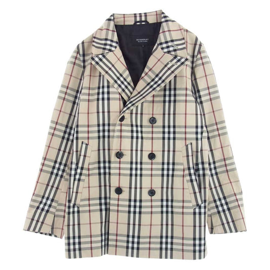 BURBERRY BLACK LABEL バーバリーブラックレーベル BMP66-902-42 ノバチェック コート ベージュ系 M【中古】