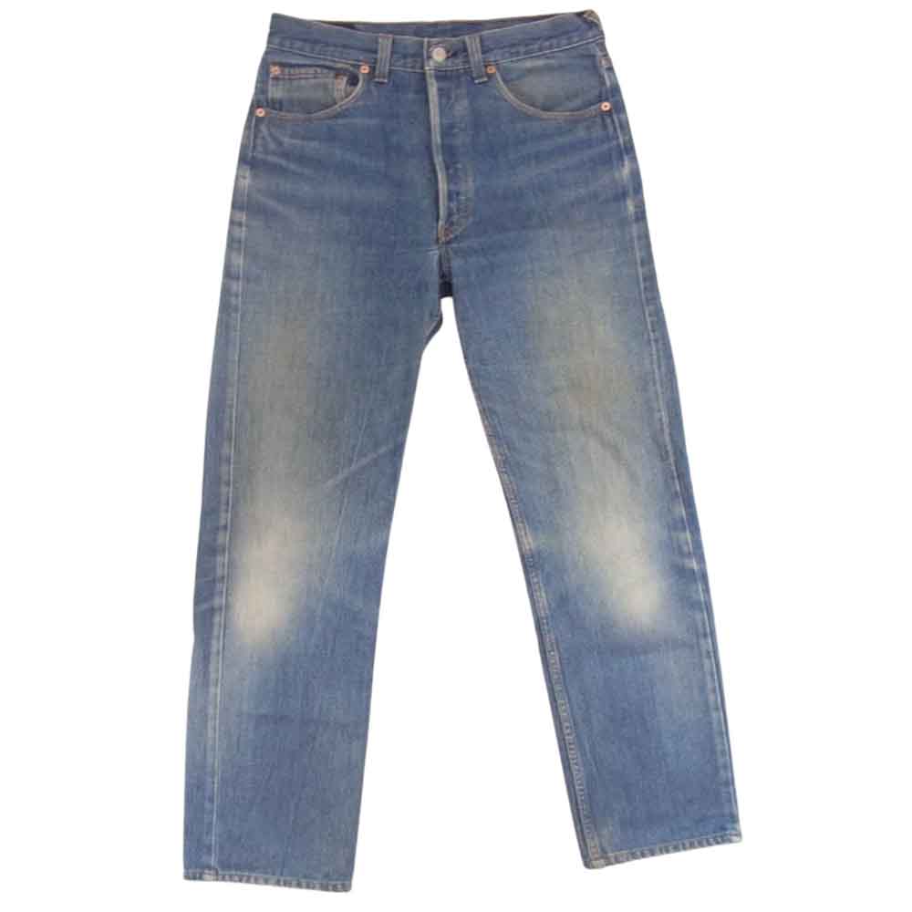 Levi's リーバイス 90s  501 501-0115 USA製 ボタン裏653 レギュラー ストレート デニムパンツ ジーンズ インディゴブルー系 32【中古】