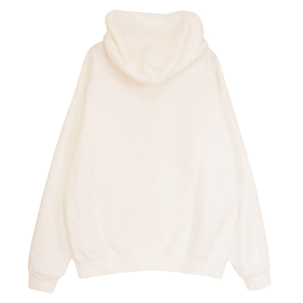 HUMAN MADE ヒューマンメイド HM25CS017 SWEAT HOODIE ハート ロゴ スウェット フーデット パーカー  ホワイト系 L【極上美品】【中古】