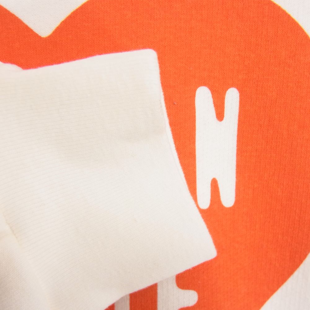 Human Made ハートHoodie ホワイト サイズM 店舗別カラー】HUMAN MADE “HEART HEAVYWEIGHT HOODIE”が11/30 発売