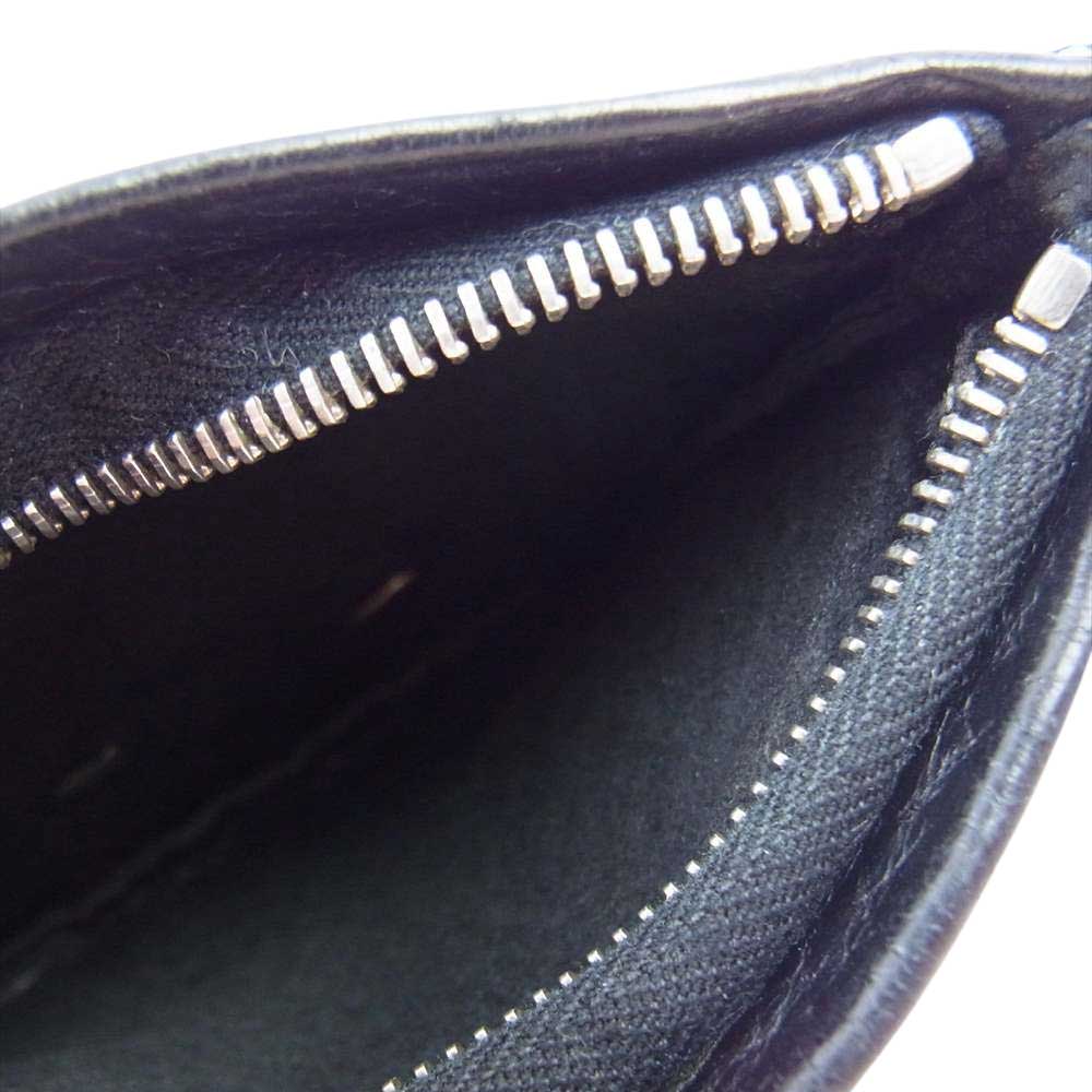 BILL WALL LEATHER ビルウォールレザー BEAMS ビームス別注 レザー ジッパー コインケース ブラック系【中古】