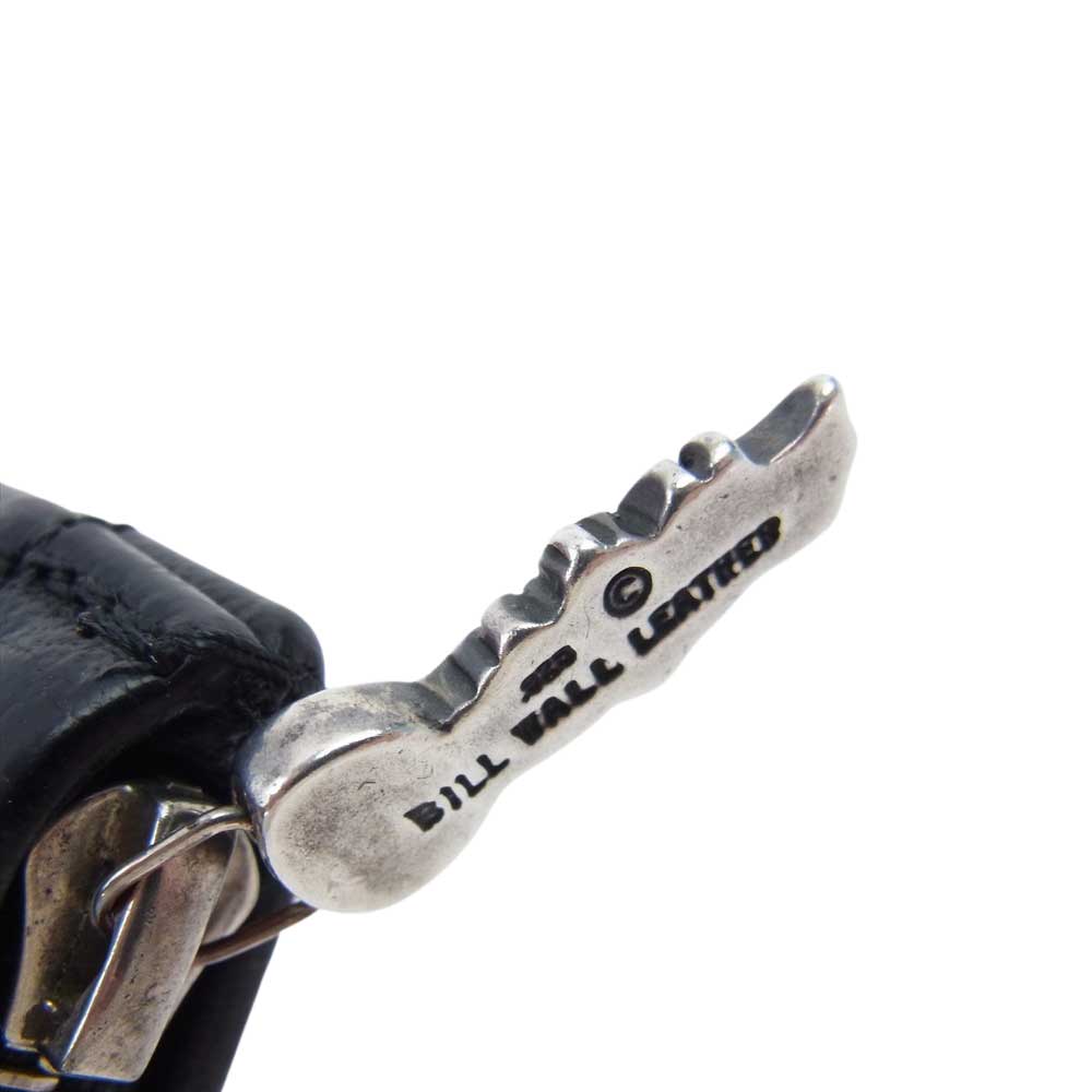 BILL WALL LEATHER ビルウォールレザー BEAMS ビームス別注 レザー ジッパー コインケース ブラック系【中古】