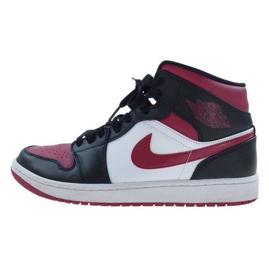 NIKE ナイキ 554724-066 AIR JORDAN 1 MID エア ジョーダン 1 ミッド スニーカー ワインレッド系 ブラック系 28.0cm【中古】