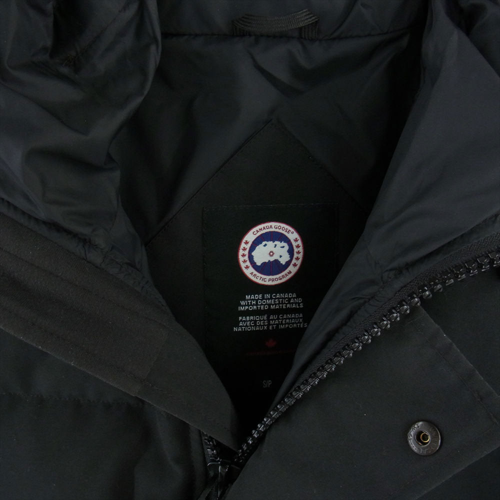 CANADA GOOSE カナダグース 3805M CARSON PARKA カーソン パーカー ダウン ジャケット ブラック系 S【中古】