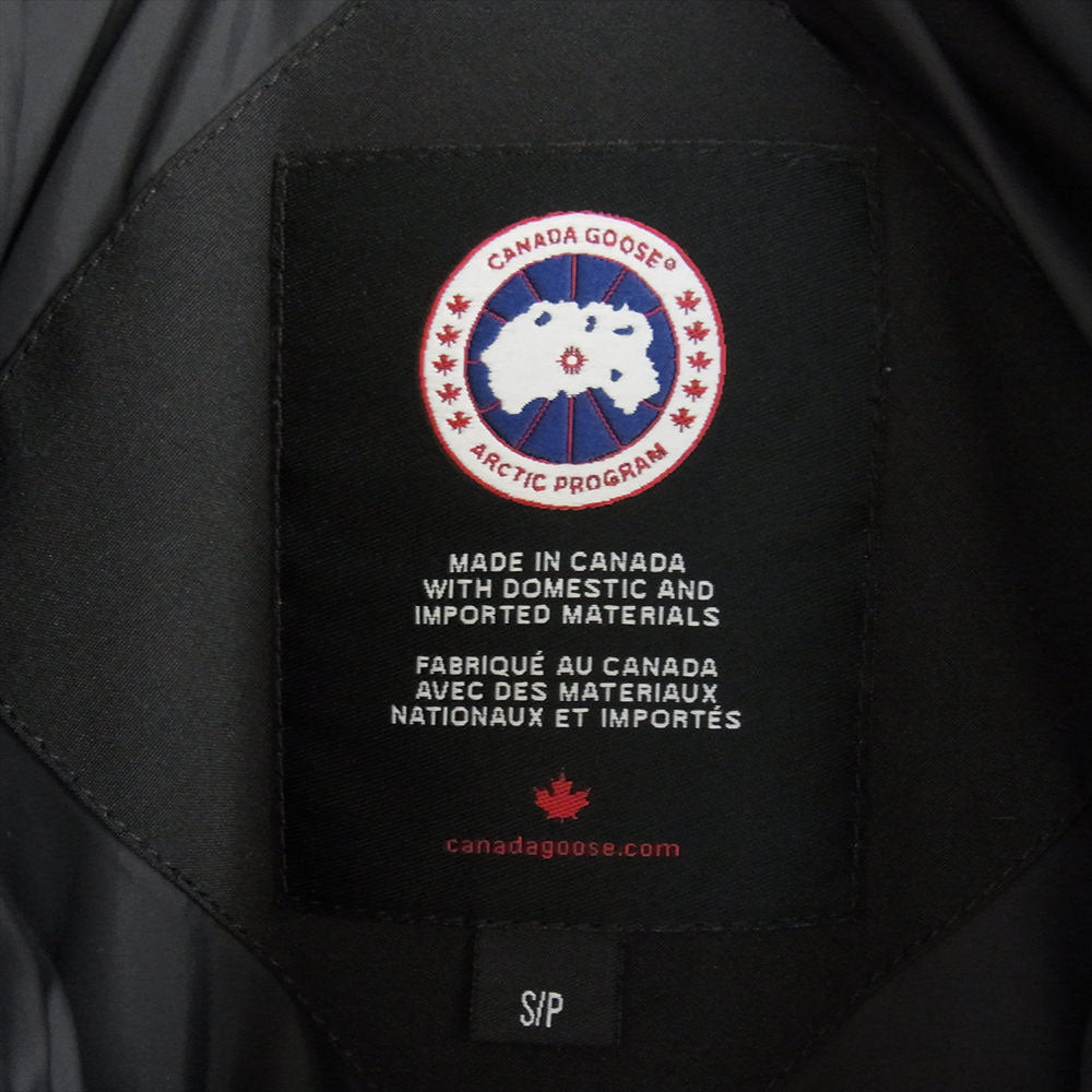 CANADA GOOSE カナダグース 3805M CARSON PARKA カーソン パーカー ダウン ジャケット ブラック系 S【中古】