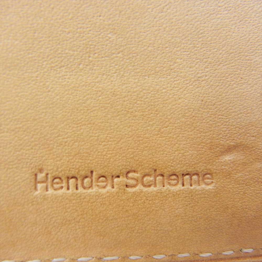 Hender Scheme エンダースキーマ ヌメ革 レザー ウォレット 二つ折り財布 ブラウン系【中古】