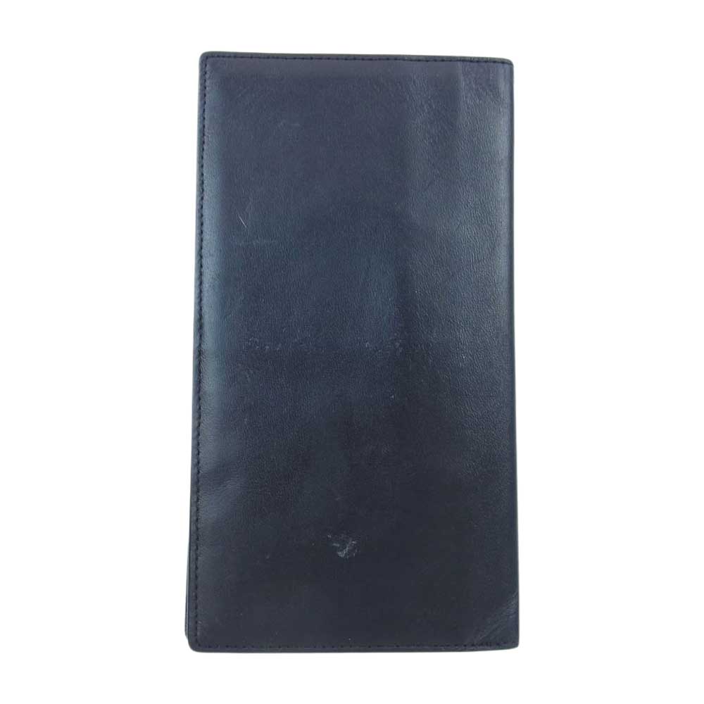 GUCCI グッチ Gロゴ レザー 札入れ 長財布 ウォレット ブラック系【中古】