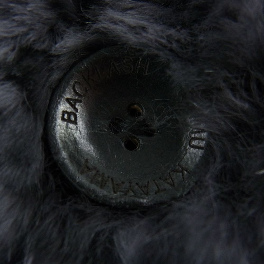 定価9.5万　イサムカタヤマバックラッシュ　アルパカファー　レザー　モッズコート ISAMUKATAYAMA BACKLASH イサムカタヤマバックラッシュ 1714-02 イサム