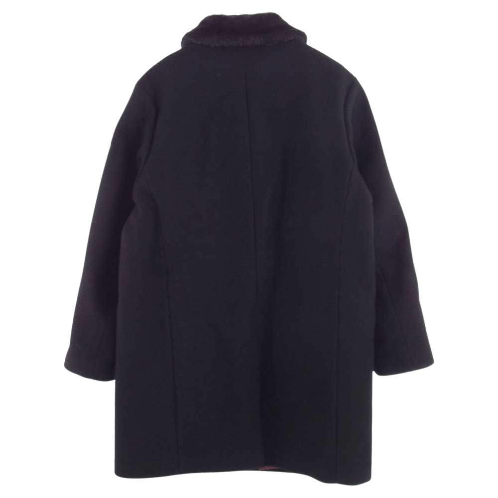 Supreme シュプリーム 22AW 【クリーニング済】Fur Collar Car Coat ファー カラー カー コート ブラック系 M【中古】