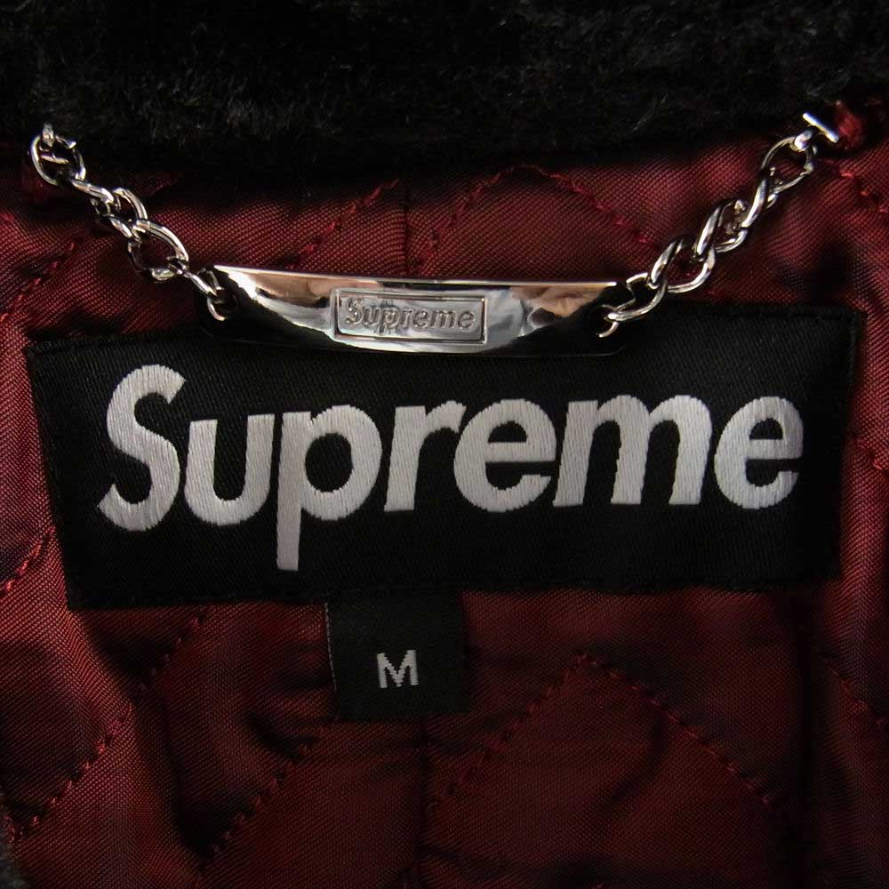 Supreme シュプリーム 22AW 【クリーニング済】Fur Collar Car Coat ファー カラー カー コート ブラック系 M【中古】