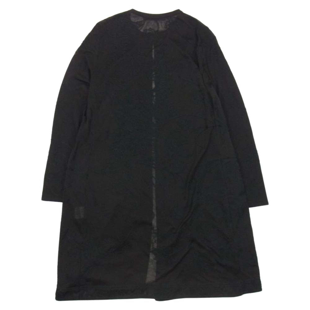 LEONARD レオナール FASHION ファッション 0337923 ペイズリー 総レース 羽織り ロング カーディガン ブラック系 40【中古】