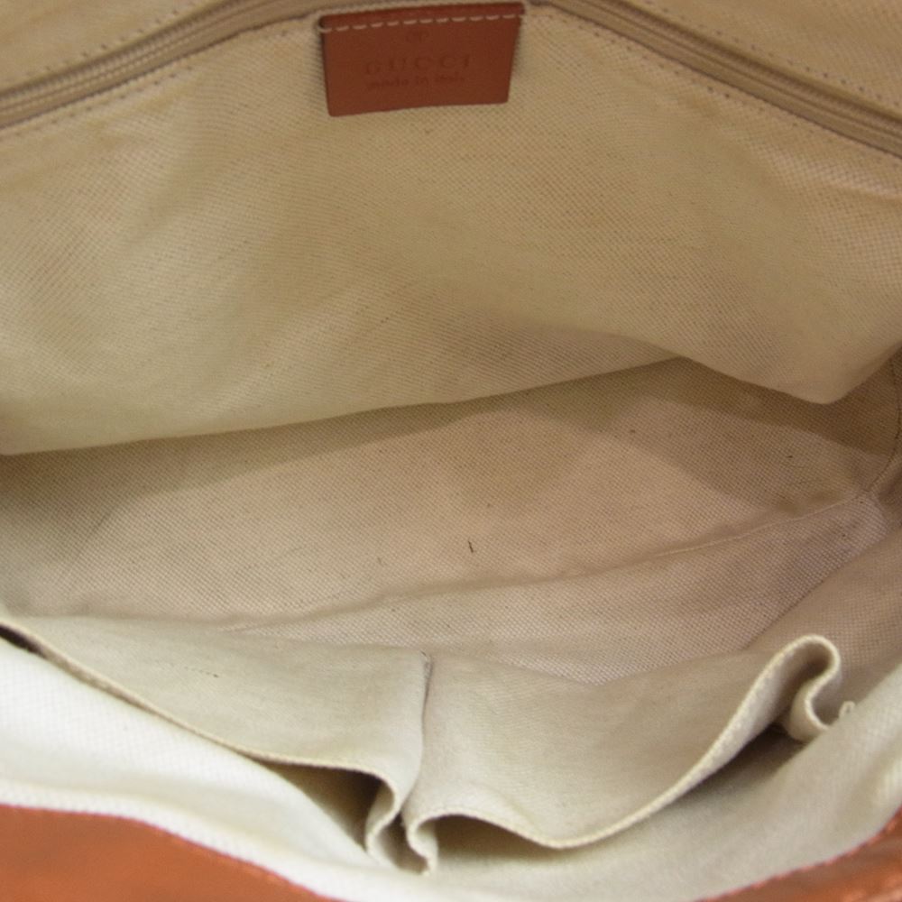 GUCCI グッチ 247902 002123  GG柄 2Way スーキー ディアマンテ キャンバス レザー ショルダー ハンド バッグ  ブラウン系【中古】