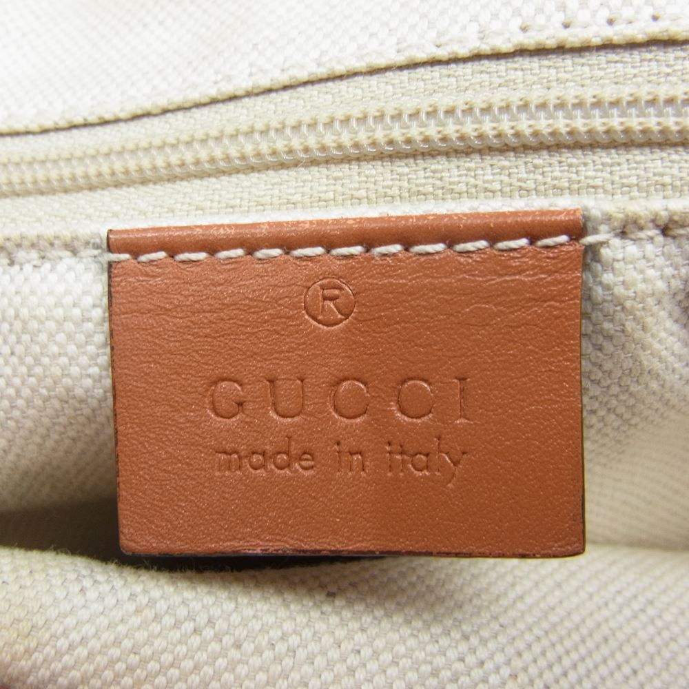 GUCCI グッチ 247902 002123  GG柄 2Way スーキー ディアマンテ キャンバス レザー ショルダー ハンド バッグ  ブラウン系【中古】