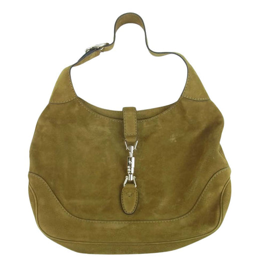 GUCCI グッチ 277520 486628 ニュージャッキー 2way ショルダー バッグ イタリア製 オリーブ系【中古】