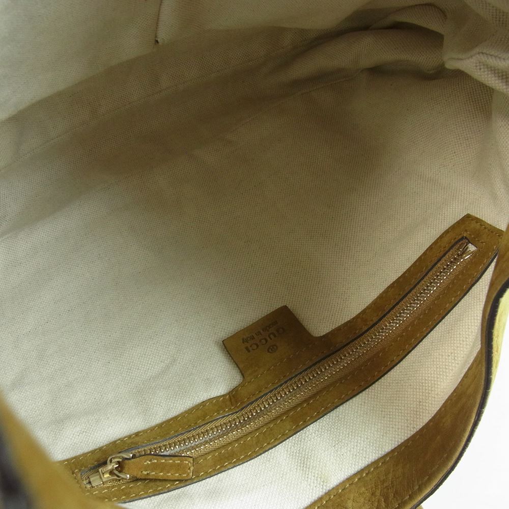 GUCCI グッチ 277520 486628 ニュージャッキー 2way ショルダー バッグ イタリア製 オリーブ系【中古】