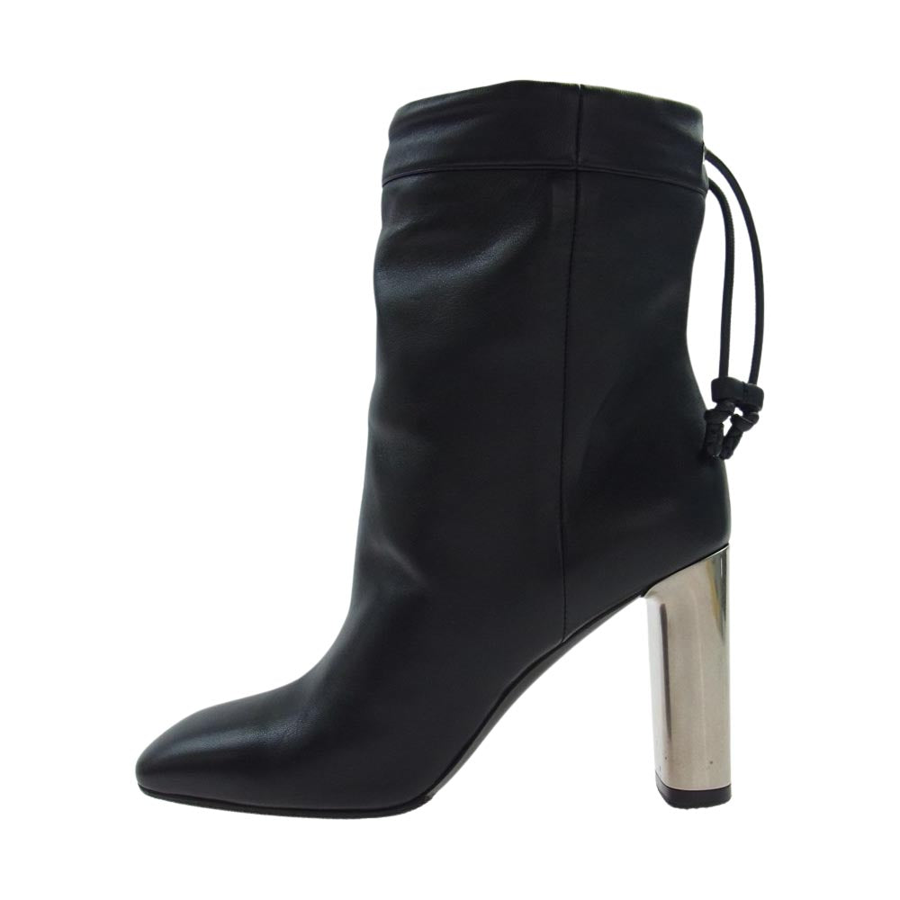 CELINE セリーヌ BANBAN バンバン メタルヒール ドローコード レザー