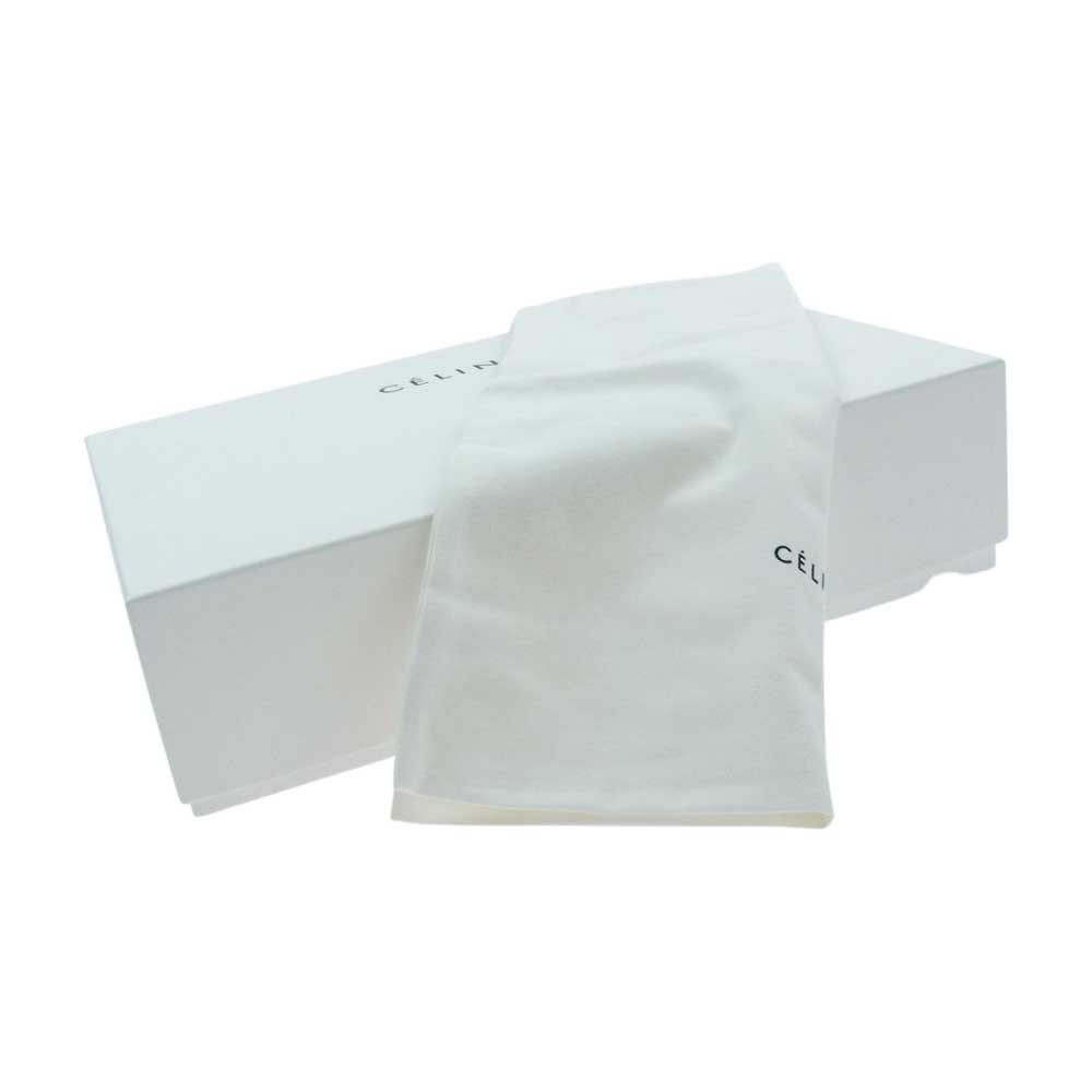 CELINE セリーヌ レザー切替 サイドゴア チェルシーブーツ ブラック系 26【中古】
