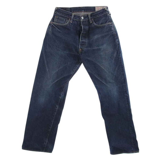 EVISU エヴィス 2001 No2 赤耳 オールド カット フィット デニム パンツ インディゴブルー系【中古】