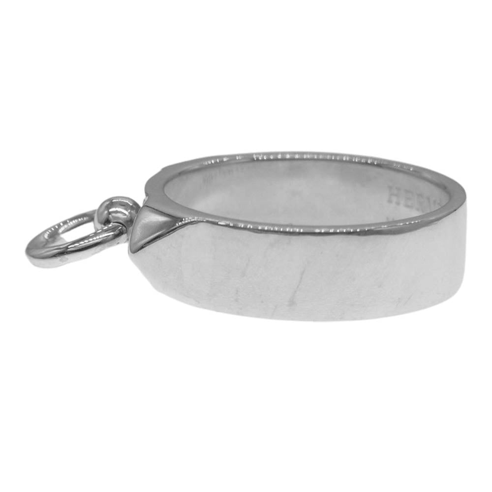 HERMES エルメス #49 コリエ ド シアン リング シルバー系 49【中古】