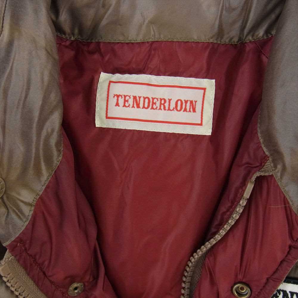 TENDERLOIN テンダーロイン T-DOWN JKT レーシング ダウン ジャケット カーキ系 S【中古】