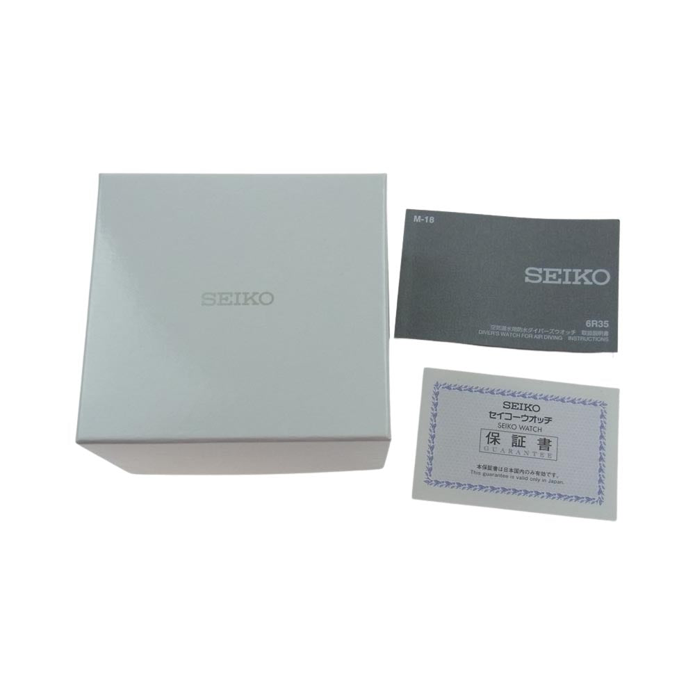 SEIKO セイコー 6R35-00P0 プロスペック ダイバーズ スキューバ SS 自動巻 腕時計 シルバー系【中古】