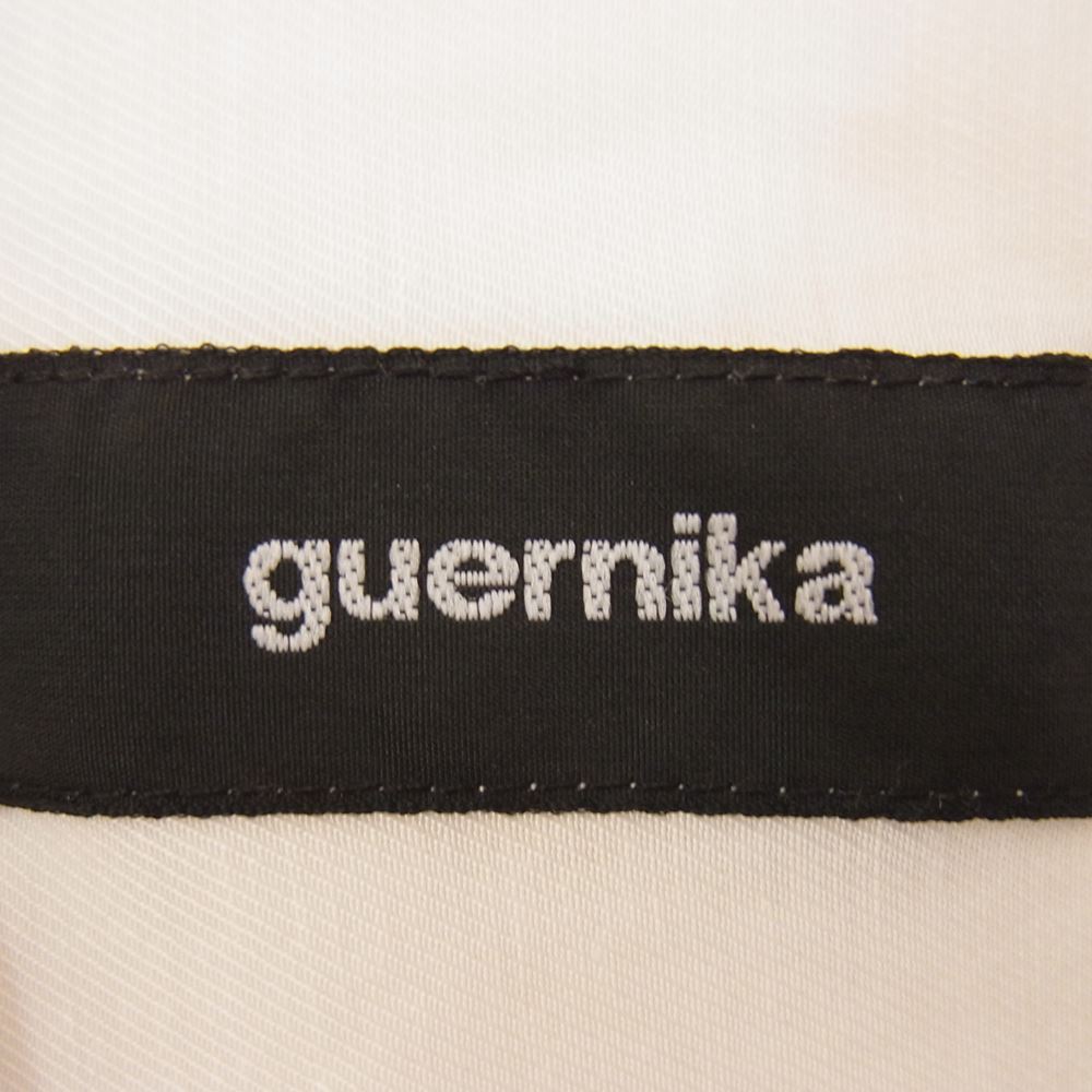 ゲルニカ ANARCHY SHIRTS アナーキー リネン混 バックスカル ハンドペイント パッチワーク 長袖 シャツ ホワイト系 サイズ表記無【中古】