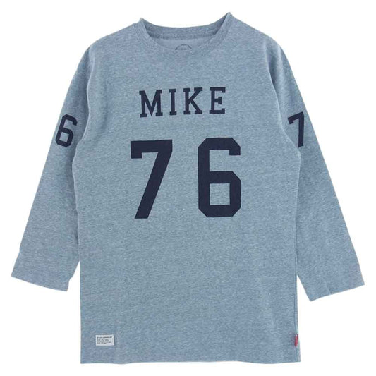 WTAPS ダブルタップス 12SS  121HNDT-CSM07 BETTER THAN YESTERDAY QB TEE COPO フットボール Tシャツ グレー系 2【中古】