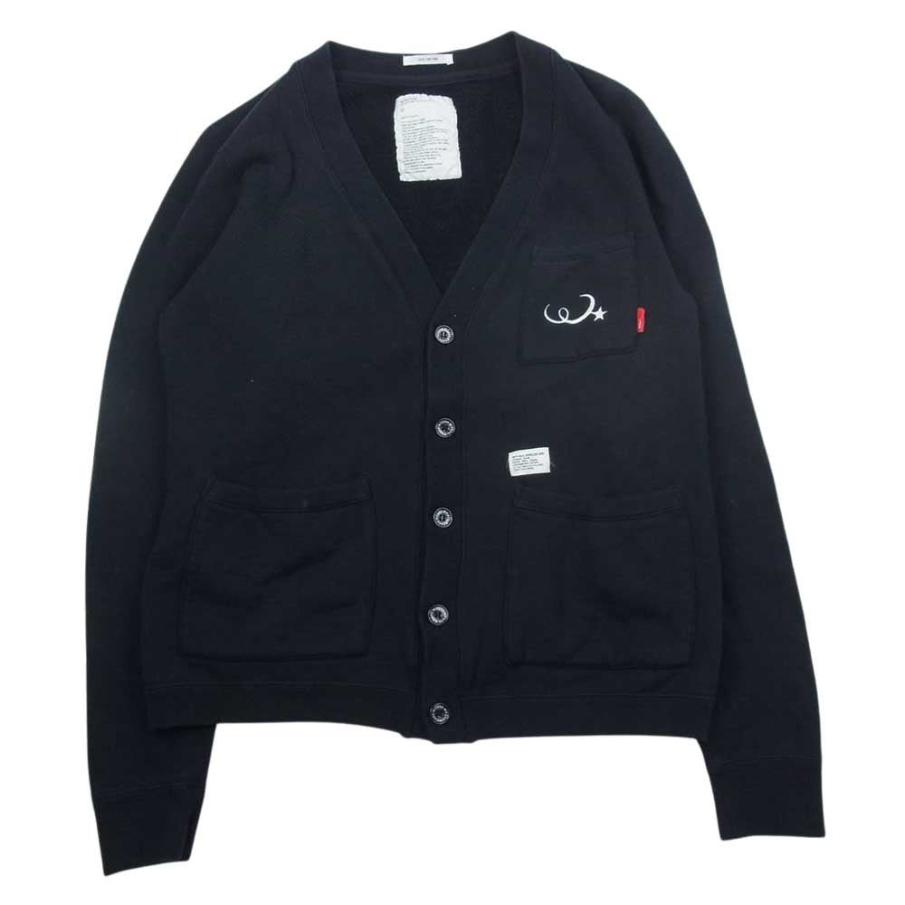 WTAPS ダブルタップス 121HNDT-CSM10 Fleece Moon and Star Cardigan フリース ムーン スター カーディガン ネイビー系 2【中古】
