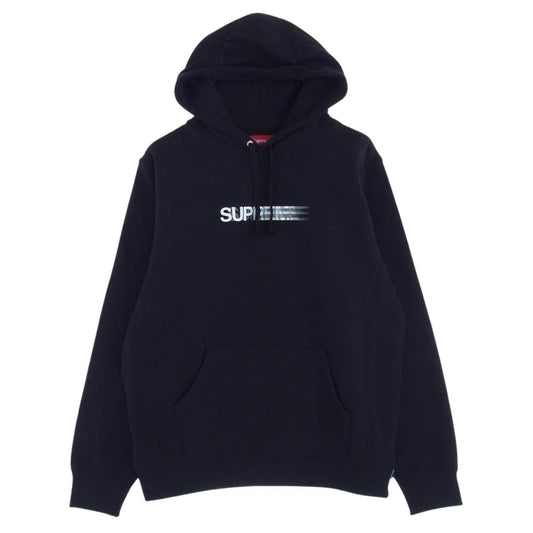 Supreme シュプリーム 20SS Motion Logo Hooded Sweatshirt モーション ロゴ スウェット パーカー ブラック系 M【中古】