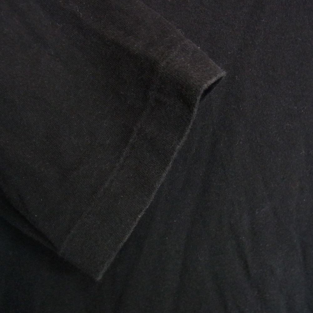 Yohji Yamamoto POUR HOMME ヨウジヤマモトプールオム HR-T48-083 BIG丸首長袖 シャンカール天竺 Tシャツ カットソー ブラック系 3【中古】