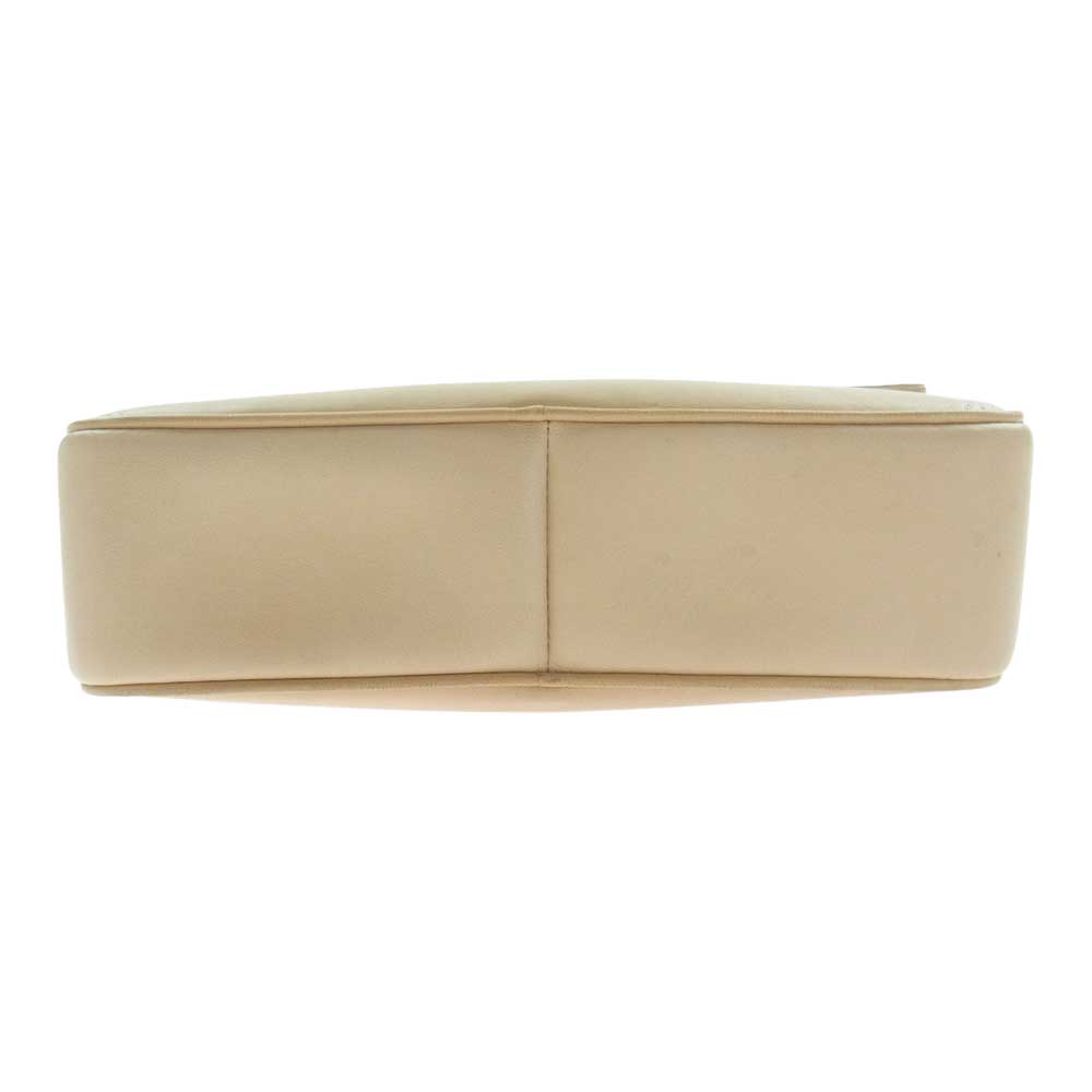 CHANEL シャネル 3番台 ラムスキン ゴールド金具 ココマーク フリンジ タッセル チェーン ショルダーバッグ ベージュ系【中古】