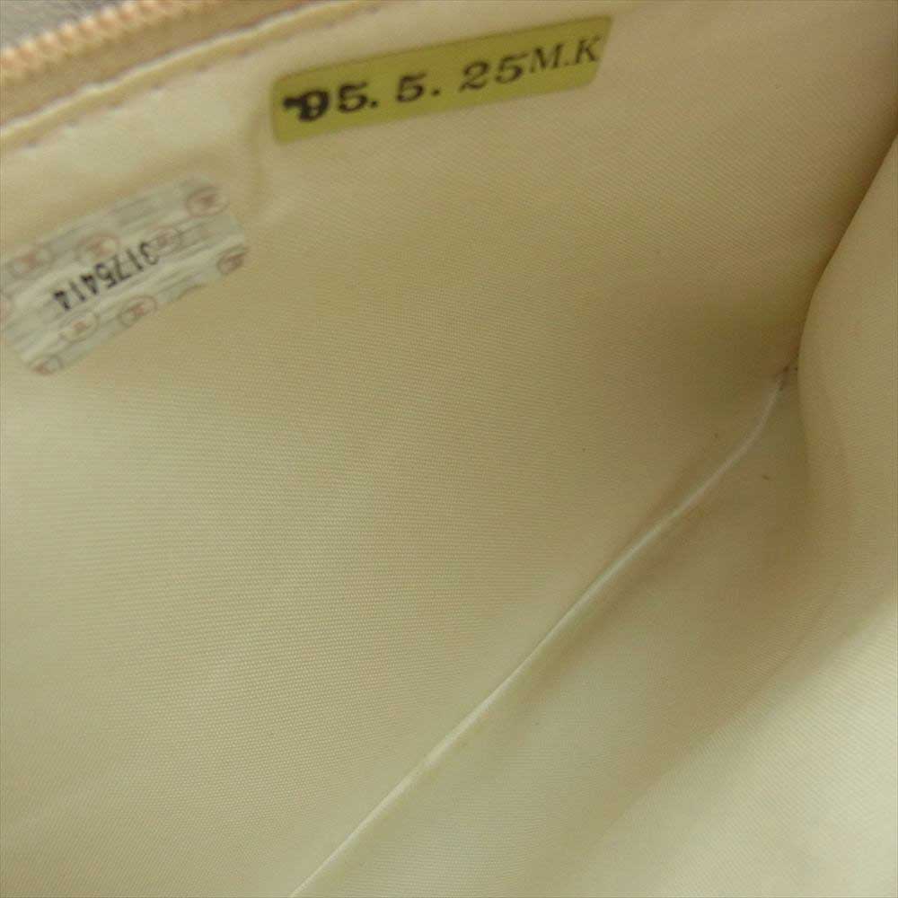 CHANEL シャネル 3番台 ラムスキン ゴールド金具 ココマーク フリンジ タッセル チェーン ショルダーバッグ ベージュ系【中古】